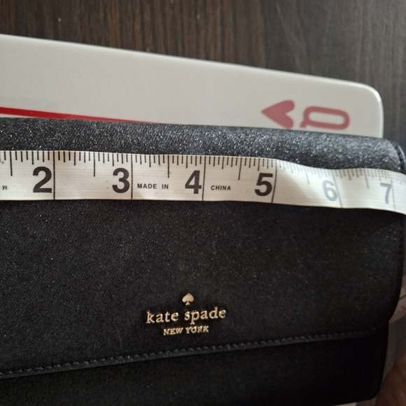 Kate Spade Black Glittery Wallet - Picture 5 of 5